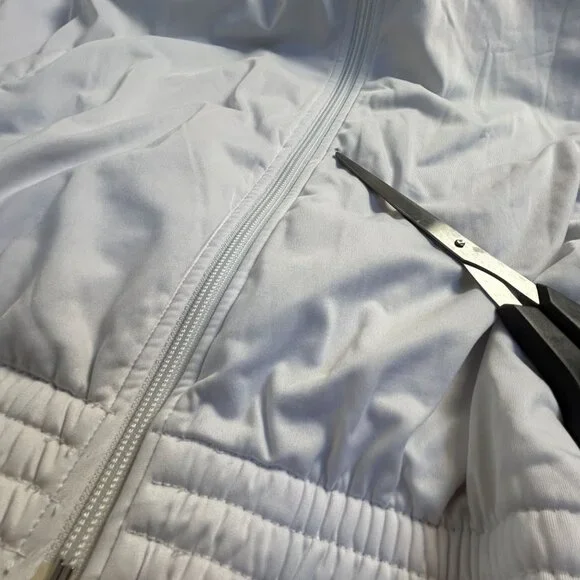 Adidas Mens White & Blue Karate Martial Art Jacket XXL Zip Up Activewear Pockets